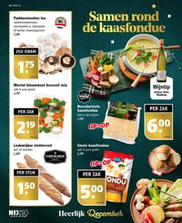 Emmi kaasfondue aanbieding bij Poiesz – geldig van 21.12.2025 t/m 27.12.2025