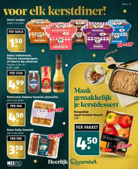 Verspakket appel kruimel dessert aanbieding bij Poiesz – geldig van 21.12.2025 t/m 27.12.2025