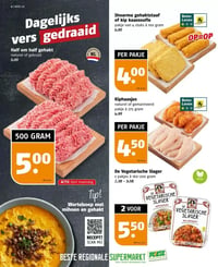 De Vegetarische Slager 2 pakjes à 160-200 gram aanbieding bij Poiesz – geldig van 22.02.2026 t/m 28.02.2026