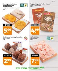 Tulip pulled pork of pulled chicken aanbieding bij Poiesz – geldig van 22.03.2026 t/m 28.03.2026