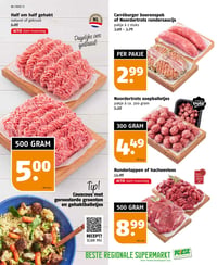 Half om half gehakt naturel of gekruid aanbieding bij Poiesz – geldig van 22.03.2026 t/m 28.03.2026