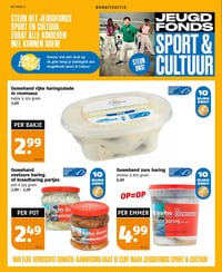 Ouwehand zure haring emmer à 870 gram aanbieding bij Poiesz – geldig van 22.03.2026 t/m 28.03.2026