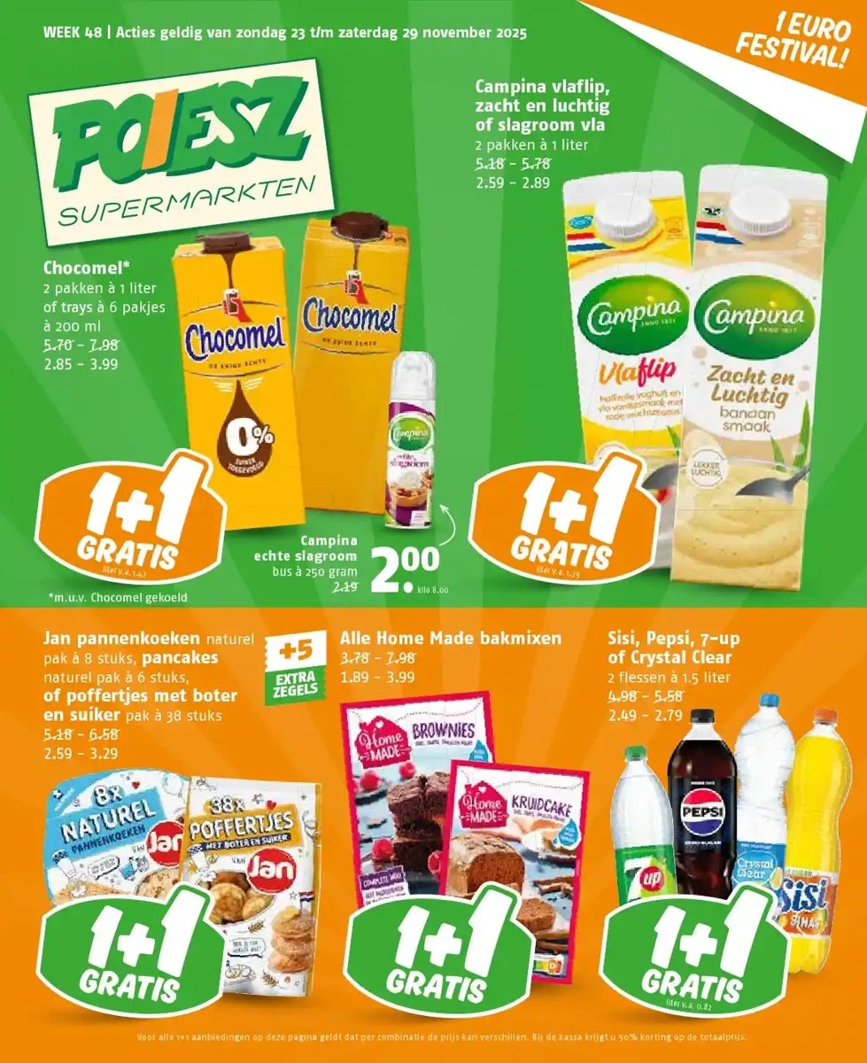 Poiesz folder – pagina 1