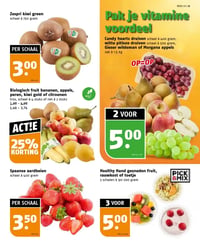 Candy hearts druiven, witte pitloze druiven, Gieser wildeman of Morgana appels aanbieding bij Poiesz – geldig van 25.01.2026 t/m 31.01.2026
