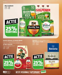 Bavaria krat van 12 flesjes à 30 cl, Warsteiner of Alfa krat van 24 flesjes à 30 cl aanbieding bij Poiesz – geldig van 26.04.2026 t/m 02.05.2026