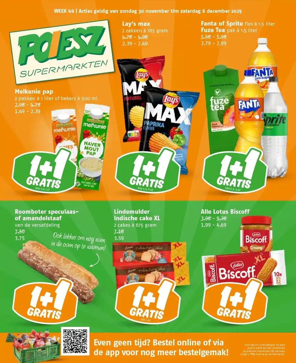 Poiesz folder – pagina 1