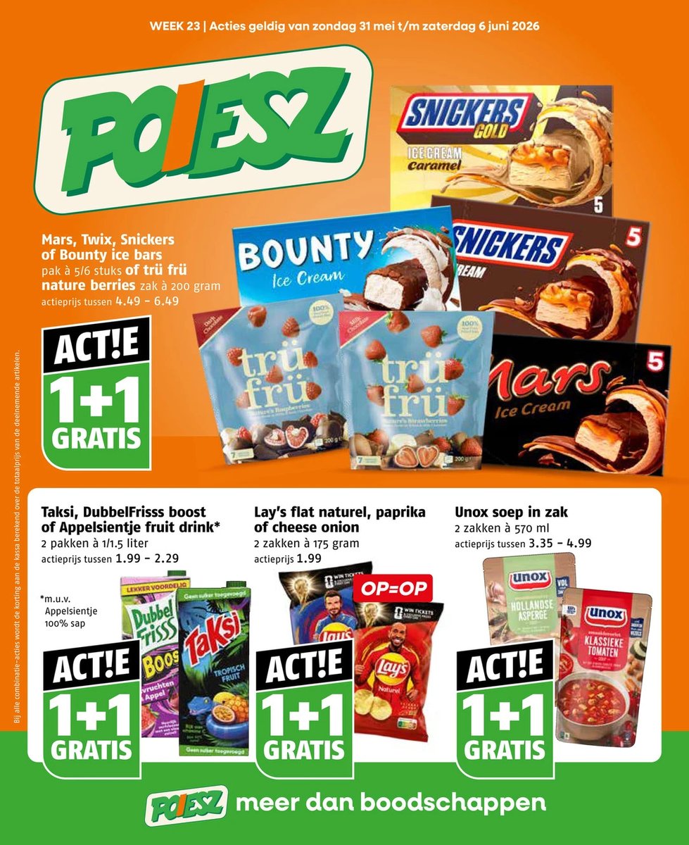 Poiesz folder – pagina 1
