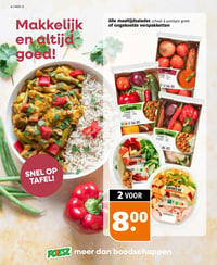 Alle maaltijdsalades schaal à 400/450 gram of ongekoelde verspakketten aanbieding bij Poiesz – geldig van 31.05.2026 t/m 06.06.2026