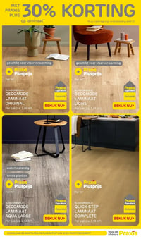 QUICK-STEP LAMINAAT COMPLETE aanbieding bij Praxis – geldig van 02.02.2026 t/m 08.02.2026