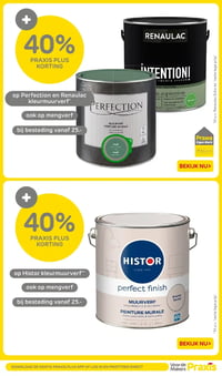 Histor perfect finish muurverf aanbieding bij Praxis – geldig van 02.02.2026 t/m 08.02.2026