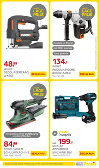 BOSCH MULTI-SCHUURMACHINE aanbieding bij Praxis – geldig van 02.03.2026 t/m 08.03.2026