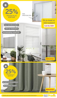 op raamdecoratie* aanbieding bij Praxis – geldig van 02.03.2026 t/m 08.03.2026