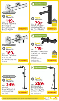 AQUAVIVE THERMO-STATISCHE KRAAN IRMINIO aanbieding bij Praxis – geldig van 02.03.2026 t/m 08.03.2026