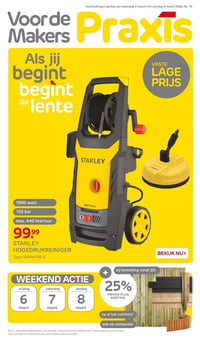 STANLEY HOGEDRUKREINIGER aanbieding bij Praxis – geldig van 02.03.2026 t/m 08.03.2026