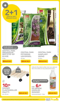 CENTRAL PARK POTGROND UNIVERSEEL aanbieding bij Praxis – geldig van 02.03.2026 t/m 08.03.2026
