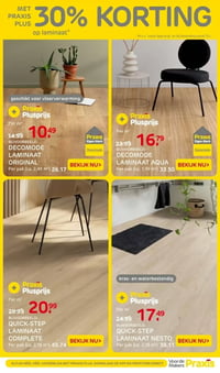 DECOMODE LAMINAAT AQUA aanbieding bij Praxis – geldig van 05.01.2025 t/m 11.01.2026