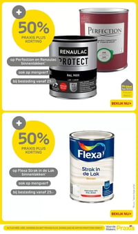 Flexa Strak in de Lak binnenlakken aanbieding bij Praxis – geldig van 05.01.2025 t/m 11.01.2026