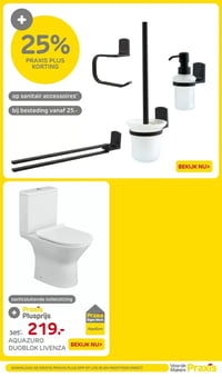 sanitair accessoires aanbieding bij Praxis – geldig van 05.01.2025 t/m 11.01.2026