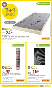 IDELCO A-THERM PIR ISOLATIEPLAAT aanbieding bij Praxis – geldig van 05.01.2025 t/m 11.01.2026