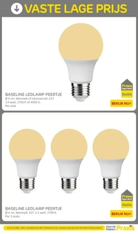 BASELINE LEDLAMP PEERTJE aanbieding bij Praxis – geldig van 05.01.2025 t/m 11.01.2026