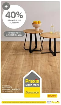 DECOMODE LAMINAAT KINGSIZE aanbieding bij Praxis – geldig van 05.01.2025 t/m 11.01.2026
