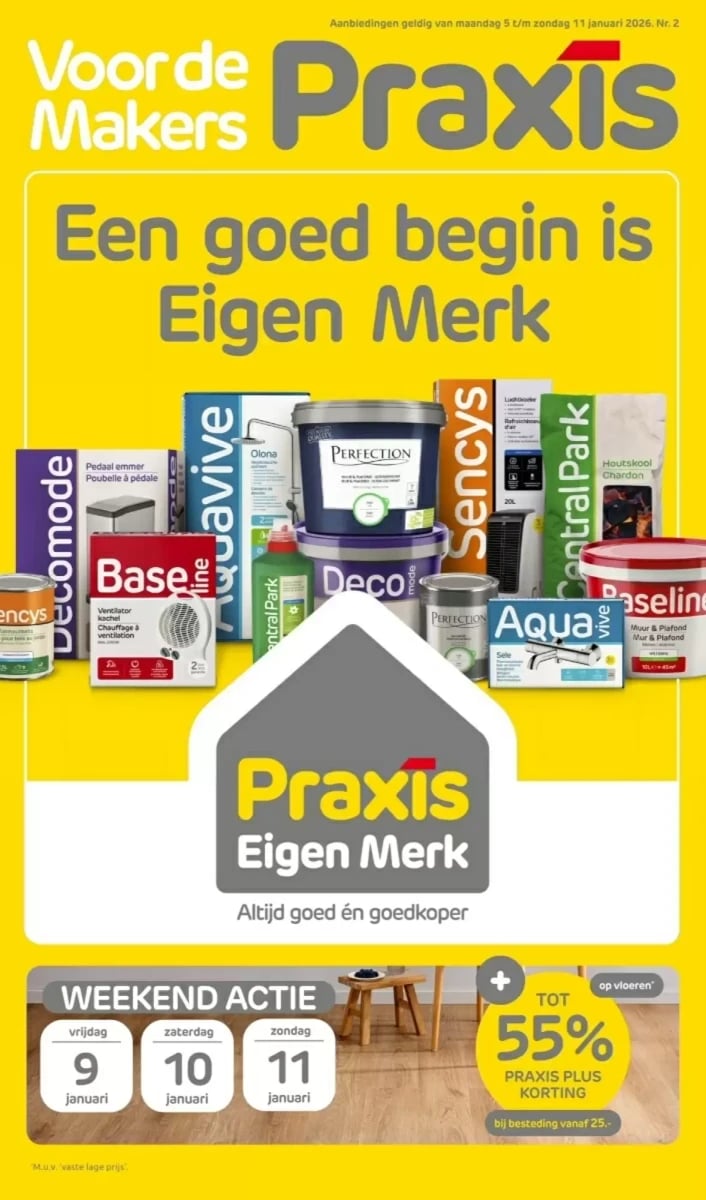 Praxis folder – pagina 1