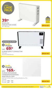 BASELINE CONVECTOR CH505 aanbieding bij Praxis – geldig van 09.02.2026 t/m 15.02.2026