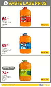 QLIMA PETROLEUM EXTRA aanbieding bij Praxis – geldig van 09.02.2026 t/m 15.02.2026