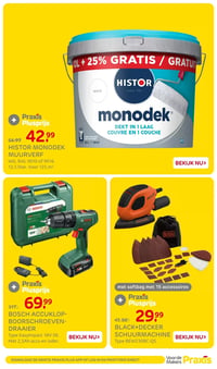 BOSCH ACCUKLOP-BOORSCHROEVENDRAAIER aanbieding bij Praxis – geldig van 09.03.2026 t/m 15.03.2026