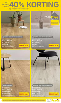 DECOMODE LAMINAAT LIONS aanbieding bij Praxis – geldig van 09.03.2026 t/m 15.03.2026