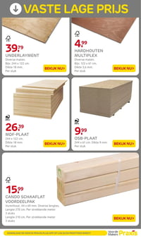 MDF-PLAAT aanbieding bij Praxis – geldig van 09.03.2026 t/m 15.03.2026