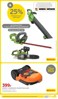 WORX LANDROID ROBOTMAAIER aanbieding bij Praxis – geldig van 09.03.2026 t/m 15.03.2026