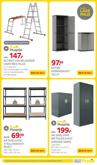 AR SHELVING METALEN KAST GARAGE SERIE aanbieding bij Praxis – geldig van 16.03.2026 t/m 22.03.2026
