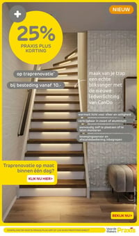 Traprenovatie op maat aanbieding bij Praxis – geldig van 16.03.2026 t/m 22.03.2026