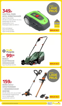 CENTRAL PARK ACCU-ROBOTMAAIER aanbieding bij Praxis – geldig van 16.03.2026 t/m 22.03.2026