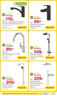 GROHE REGEN-DOUCHE VITALIO START aanbieding bij Praxis – geldig van 16.03.2026 t/m 22.03.2026