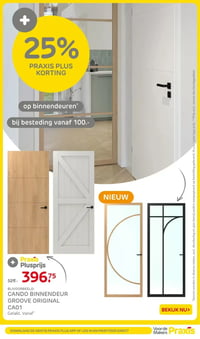 CANDO BINNENDEUR GROOVE ORIGINAL CA01 aanbieding bij Praxis – geldig van 16.03.2026 t/m 22.03.2026
