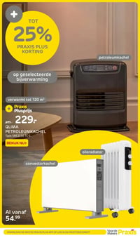 olieradiator aanbieding bij Praxis – geldig van 16.03.2026 t/m 22.03.2026