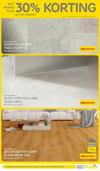 DECOMODE PVC VLOER PLANK PRIME OAK aanbieding bij Praxis – geldig van 16.03.2026 t/m 22.03.2026