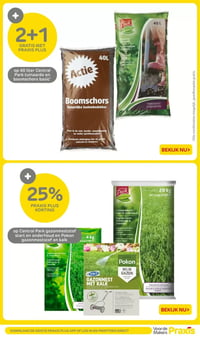 op 40 liter Central Park tuinaarde en boomschors basic aanbieding bij Praxis – geldig van 16.03.2026 t/m 22.03.2026