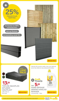 TOPLINE AQUAPLAN BITUMEN GOLFPLAAT aanbieding bij Praxis – geldig van 16.03.2026 t/m 22.03.2026