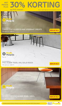 CANDO PVC VLOER PLANK VISGRAAT CREATE aanbieding bij Praxis – geldig van 19.01.2026 t/m 25.01.2026