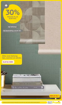 op behang aanbieding bij Praxis – geldig van 19.01.2026 t/m 25.01.2026