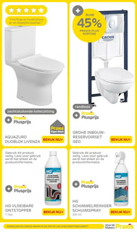 AQUAZURO DUOBLOK LIVENZA aanbieding bij Praxis – geldig van 19.01.2026 t/m 25.01.2026