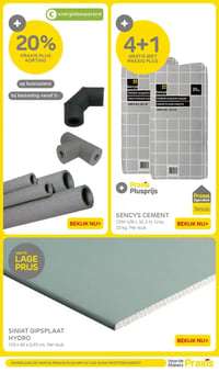 SENCYS CEMENT aanbieding bij Praxis – geldig van 19.01.2026 t/m 25.01.2026