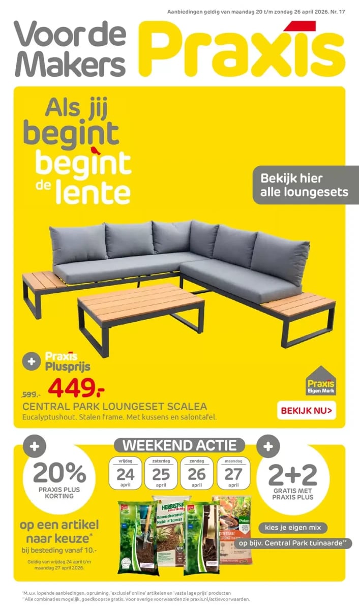 Praxis folder – pagina 1