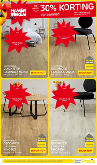 QUICK-STEP LAMINAAT MONO aanbieding bij Praxis – geldig van 23.02.2026 t/m 01.03.2026