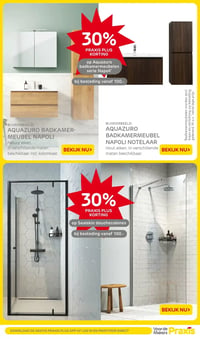 Sealskin douchecabines aanbieding bij Praxis – geldig van 23.02.2026 t/m 01.03.2026