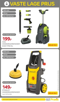 AVA HOGEDRUKREINIGER EASY P50 XL aanbieding bij Praxis – geldig van 23.03.2026 t/m 29.03.2026