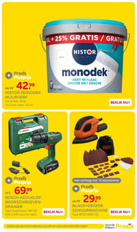 BLACK+DECKER SCHUURMACHINE aanbieding bij Praxis – geldig van 23.03.2026 t/m 29.03.2026